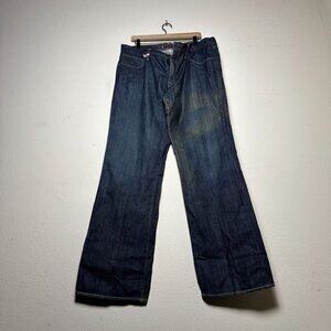 VTG Agave Denim Jeans Pants Men 36x36 USA Made Waxed 90s Straight Fit Western